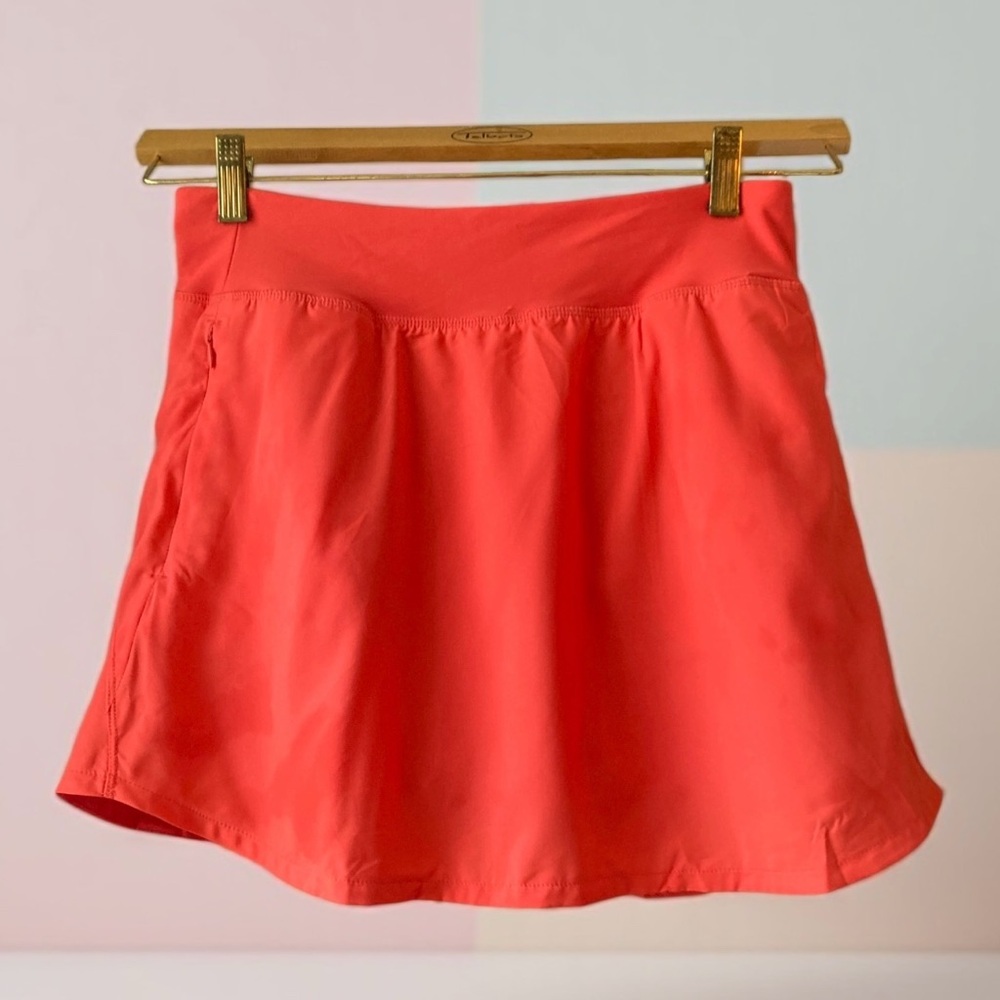 NWT Old Navy Vibrant Coral Skort Stretchtech Quick Dry Sz Med Golf Tennis Beach